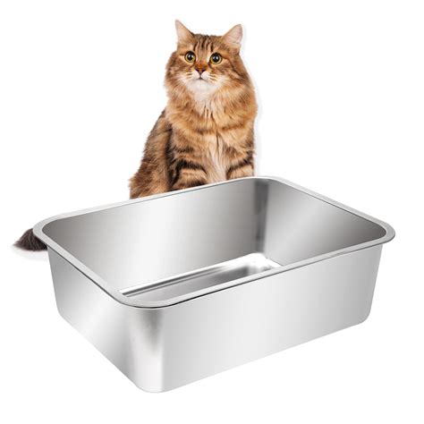 biggest stainless steel litter box|largest stainless steel litter box.